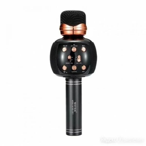 

Микрофон караоке M137 с колонкой (Black)