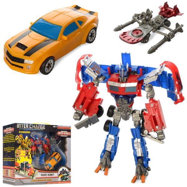

Детский набор трансформеров, 2 робота в 1м наборе 4083 с оружием
