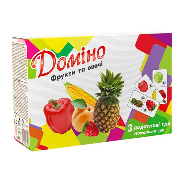 

Настольная игра Домино Фрукты и овощи 30764 (укр.)