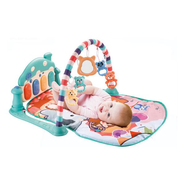 

Игровой коврик для малышей 668-151 со звуковыми и световыми эффектами (Синий)