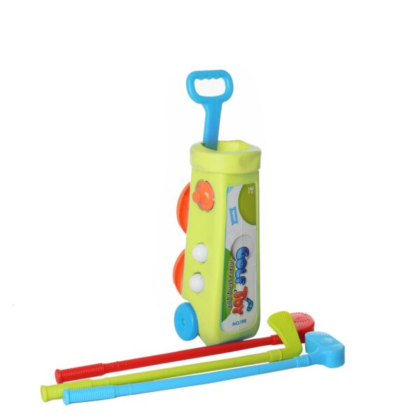 

Игровой набор Гольф MR 0049 клиюшки, 2 лунки, мячики (Зеленый)