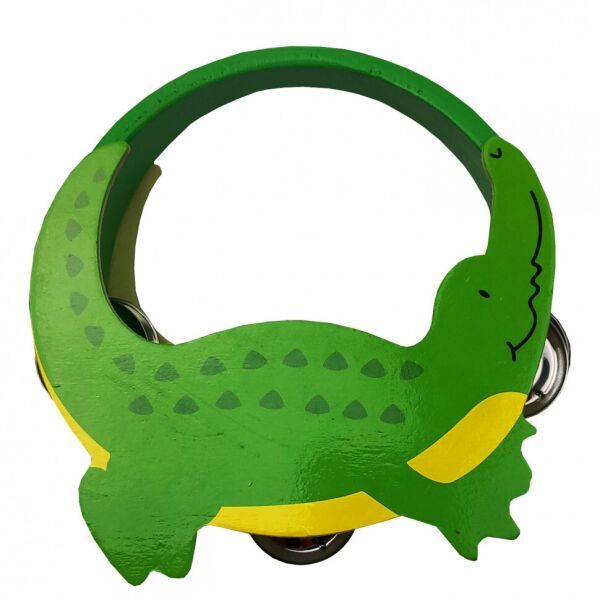 

Деревянная игрушка Бубен MD 2477 14 см (Крокодил)