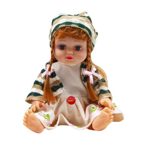 

Кукла музыкальная Алина 5057/68/78/79 33 см (в бежевом платье)