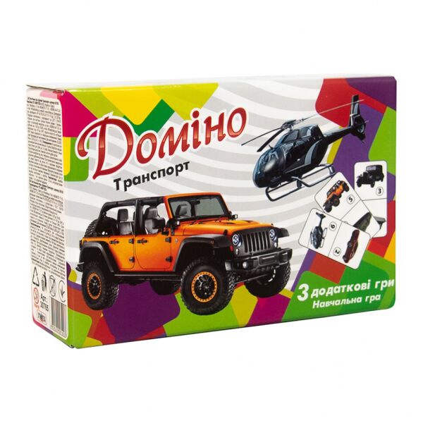 

Настольная игра Домино Транспорт 30765 (укр.)