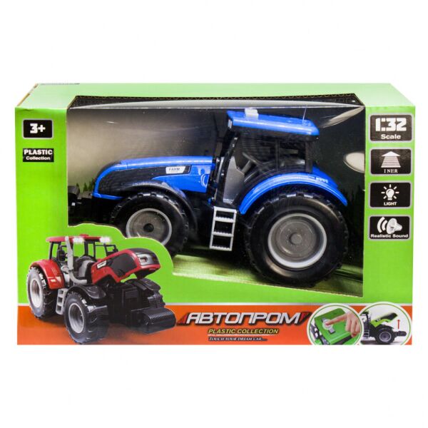 

Игрушечный трактор АВТОПРОМ 7923 инерционный (Синий)