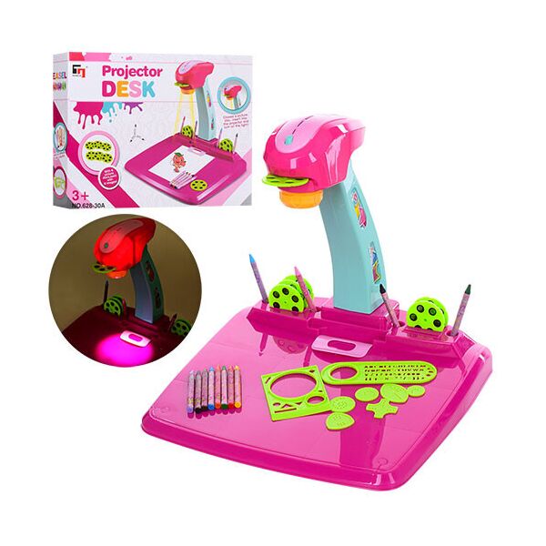 

Детский проектор для рисования 628-30A с карандашами