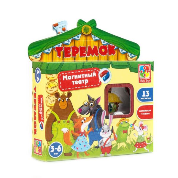 

Настольная игра для детей Магнитный театр. Теремок VT3206-08 (рус.)