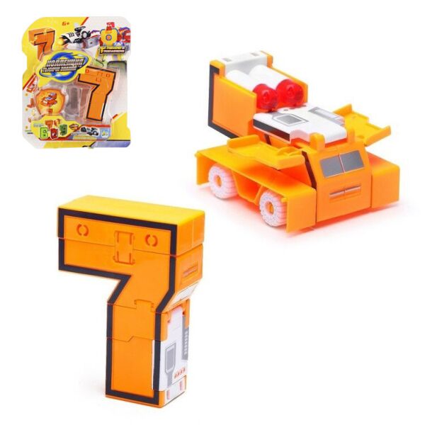 

Игрушечный трансформер YB188-3E Робот + цифра (Цифра 7)