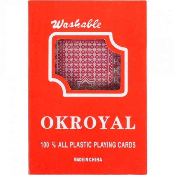 

Карты игральные пластиковые OKROYAL 95306, 54 карты