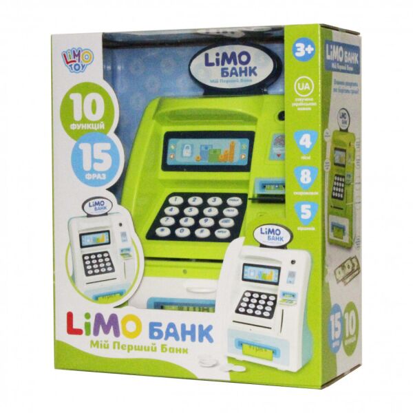 

Игрушечный терминал Копилка 4550 с музыкой (Зеленый)