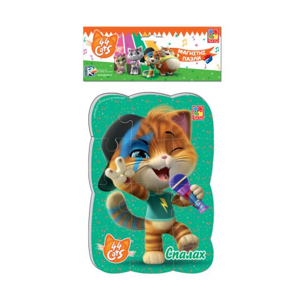 

Пазлы магнитные А5 44 Cats. Вспышка VT3205-82 (укр)