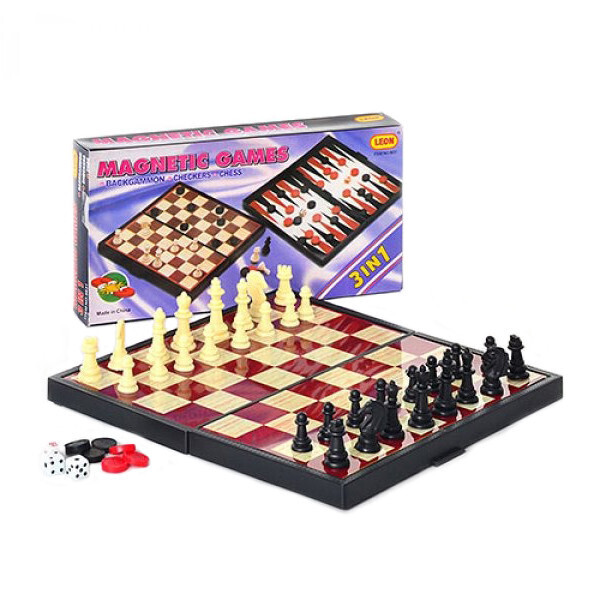 

Настольная игра Шахматы 9831 3 в 1