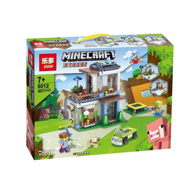 

Конструктор Leduo 6012 MINECRAFT 467 деталей
