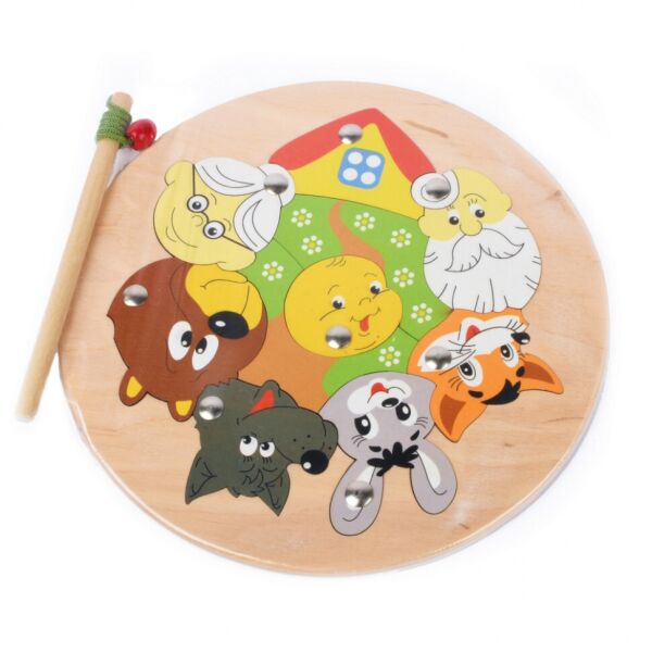 

Детские пазлы Колобок 172208 деревянные