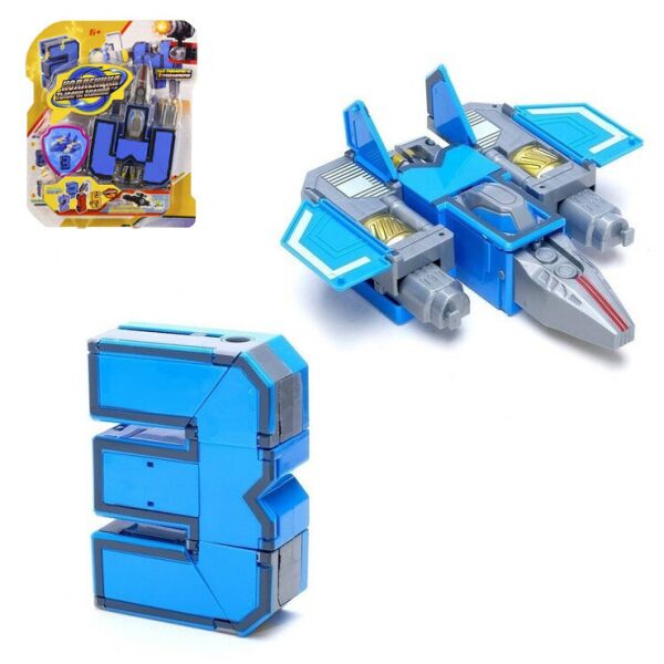 

Игрушечный трансформер YB188-3E Робот + цифра (Цифра 3)