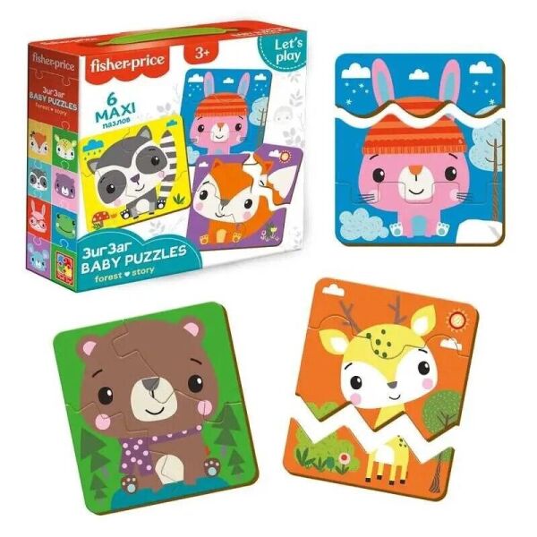 

Детские пазлы Baby puzzle. Forest VT1722-08