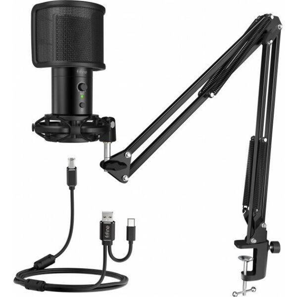 

Студийный микрофон Fifine T683 Black