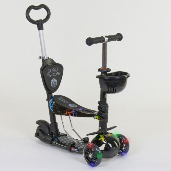 

Самокат BEST SCOOTER 35110 5в1 черный