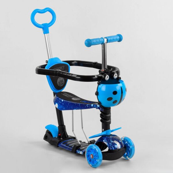 

Самокат BEST SCOOTER S-0587 5в1 с бампером (колеса светятся)