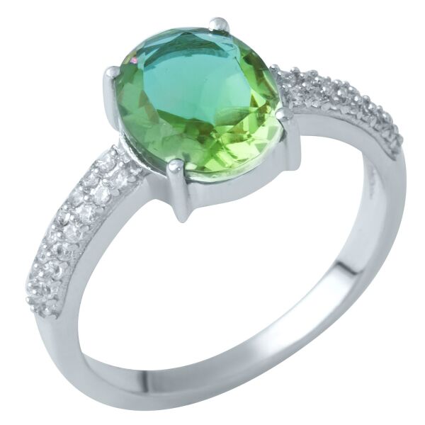 

Кольцо из серебра с куб. циркониями и диаспором, размер 17 (1637045)