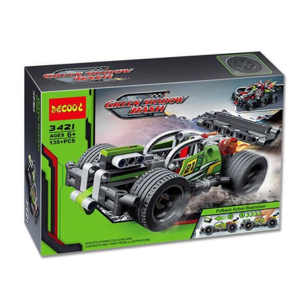 

Конструктор DECOOL 3421 TECHNIC - Машинка (135 дет.)