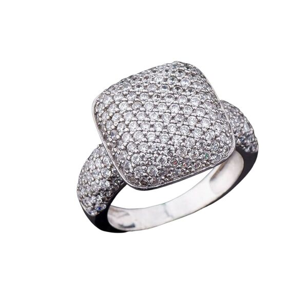 

Кольцо из серебра с куб. циркониями, размер 16 (1757009)