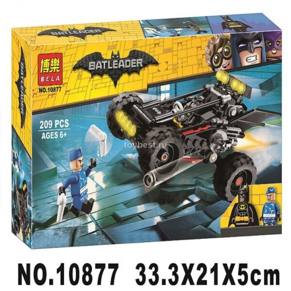 

Конструктор BELA 10877 BATMAN - Пустынный багги Бэтмена (209 дет.)