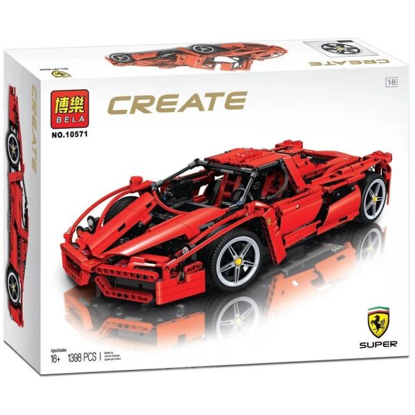 

Конструктор BELA 10571 ТЕХНИК - Enzo Ferrari (Энцо Феррари) (1 398 дет.)