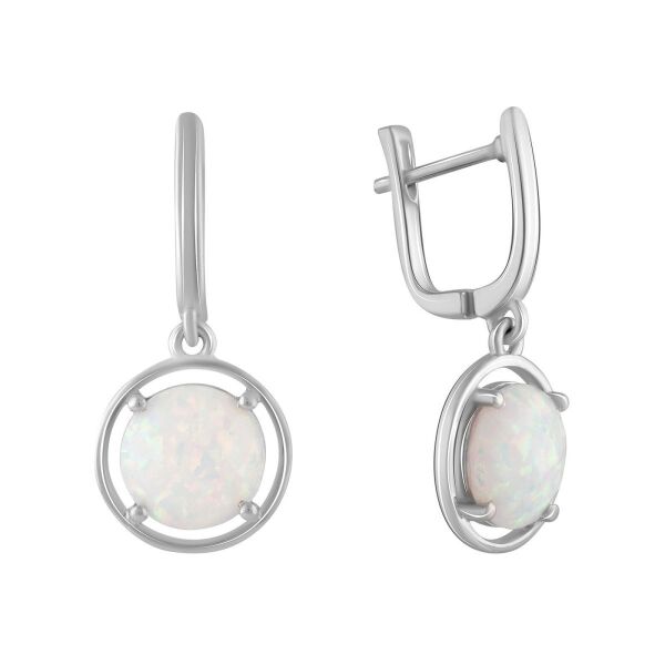 

Серьги из серебра с опалами (1756730)