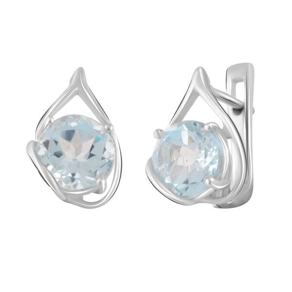 

Серьги из серебра с топазами (1757582)