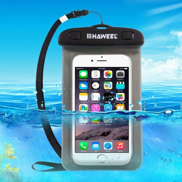 

Влагозащитный чехол HAWEEL Waterproof Bag для смартфонов (размер: L) - Grey