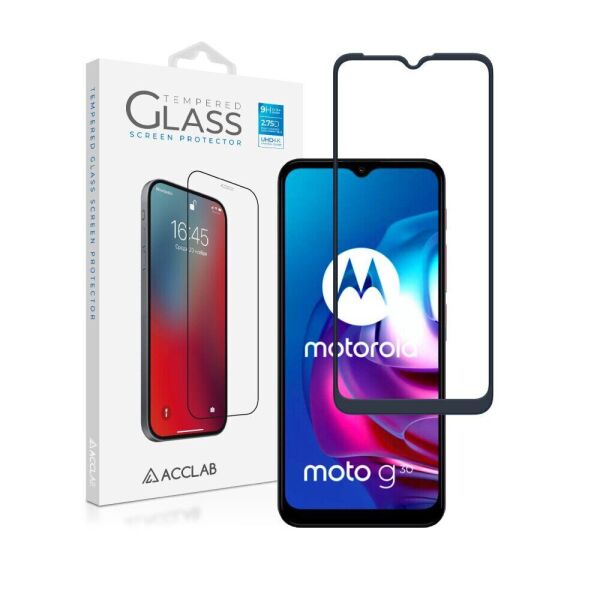 

Защитное стекло ACCLAB Full Glue для Motorola Moto G10 / Moto G30 - Black