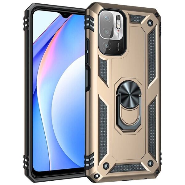 

Защитный чехол Deexe Armor Case для Xiaomi Redmi Note 10 5G / Poco M3 Pro - Gold