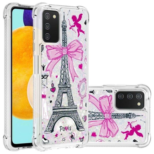 

Силиконовый (TPU) чехол Deexe Fashion Glitter для Samsung Galaxy A03s (A037) - Tower