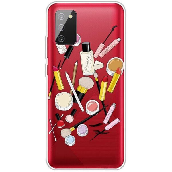 

Силиконовый (TPU) чехол Deexe Pretty Glossy для Samsung Galaxy A03s (A037) - Makeups