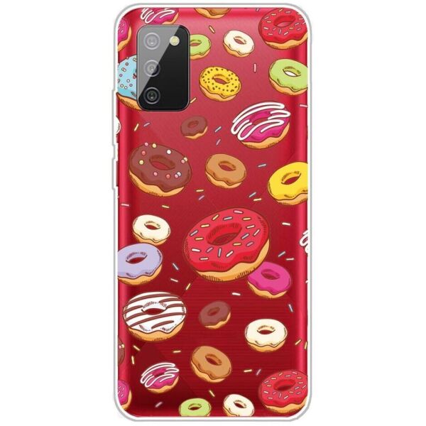 

Силиконовый (TPU) чехол Deexe Pretty Glossy для Samsung Galaxy A03s (A037) - Doughnut