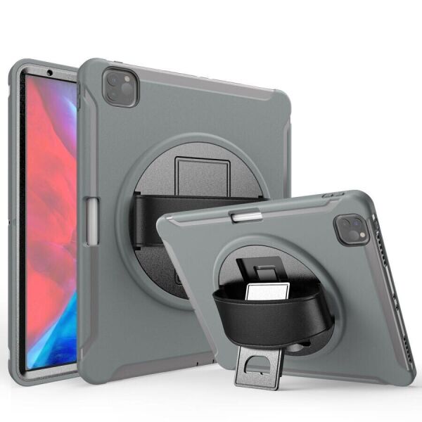 

Защитный чехол Deexe Rotation Hybrid для Apple iPad Pro 12.9 (2020) / iPad Pro 12.9 (2021) - Grey