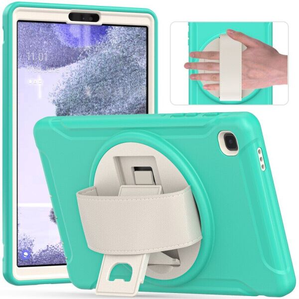 

Защитный чехол Deexe Rotation Hybrid для Samsung Galaxy Tab A7 Lite (T220/T225) - Cyan
