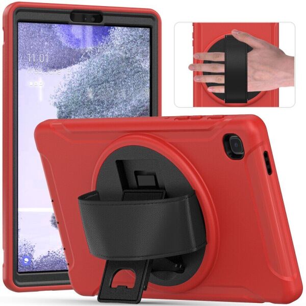 

Защитный чехол Deexe Rotation Hybrid для Samsung Galaxy Tab A7 Lite (T220/T225) - Red