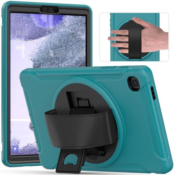 

Защитный чехол Deexe Rotation Hybrid для Samsung Galaxy Tab A7 Lite (T220/T225) - Dark Green
