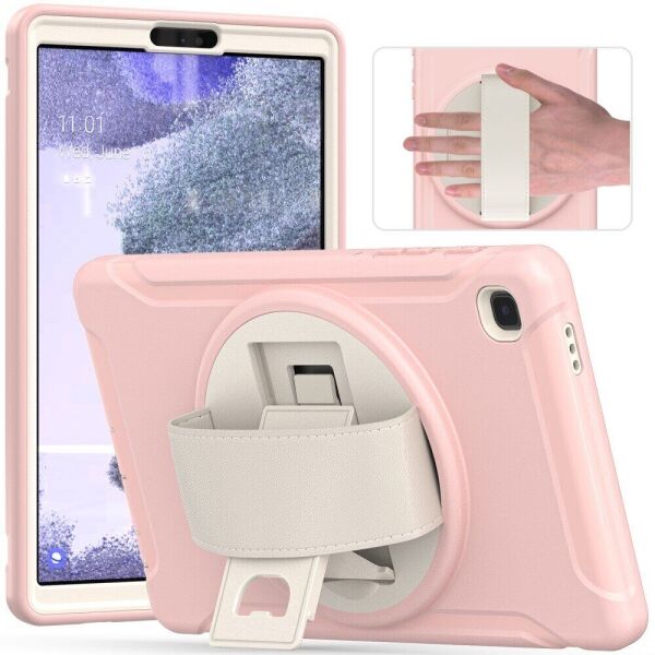 

Защитный чехол Deexe Rotation Hybrid для Samsung Galaxy Tab A7 Lite (T220/T225) - Pink