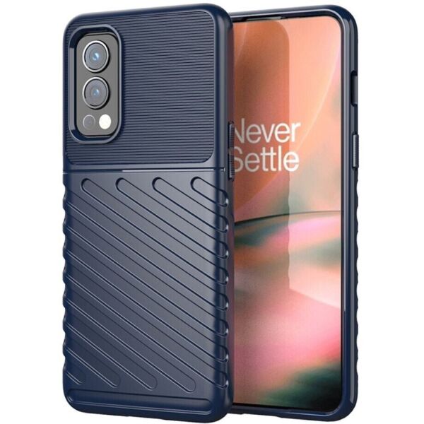 

Защитный чехол Deexe Thunder Series для OnePlus Nord 2 - Blue