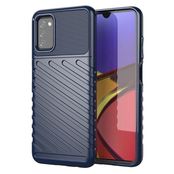 

Защитный чехол Deexe Thunder Series для Samsung Galaxy A03s (A037) - Blue