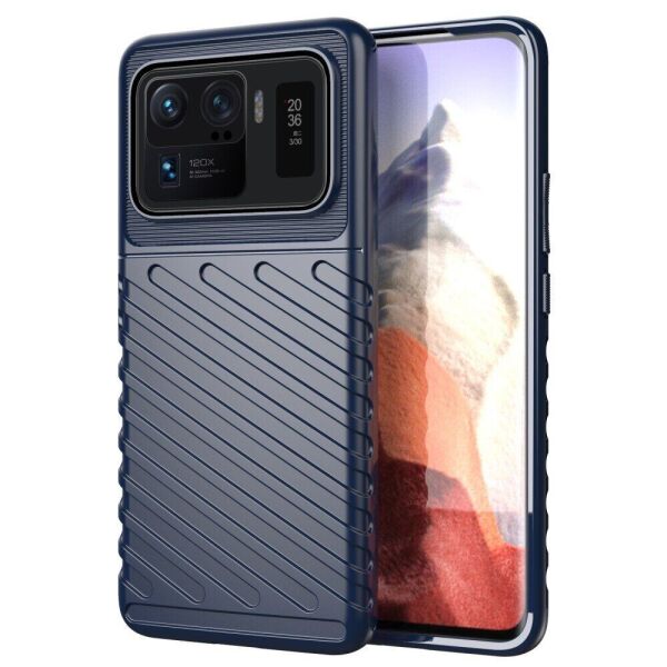 

Защитный чехол Deexe Thunder Series для Xiaomi Mi 11 Ultra - Blue