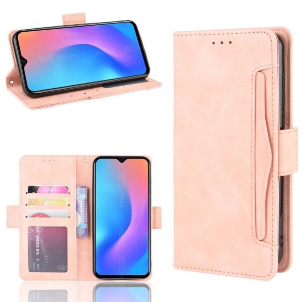 

Чехол Deexe Wallet Stand для BlackView A60 - Pink