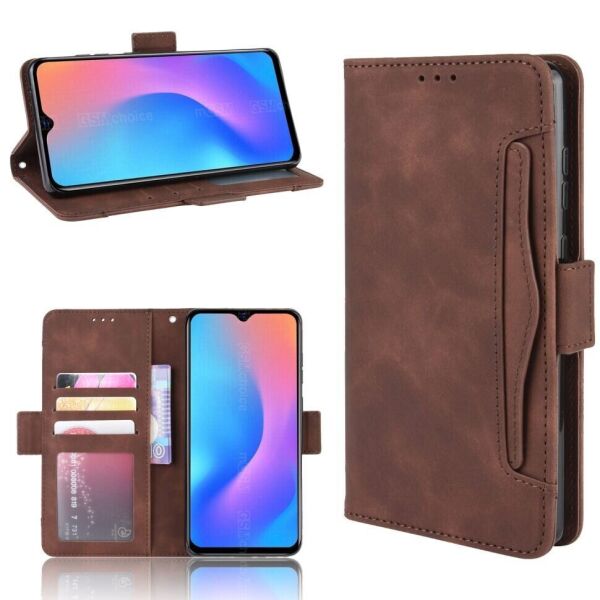 

Чехол Deexe Wallet Stand для BlackView A60 - Brown