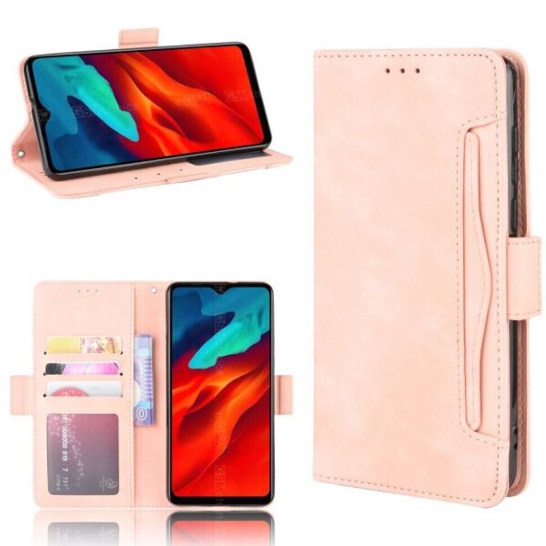 

Чехол Deexe Wallet Stand для BlackView A80 Pro - Pink