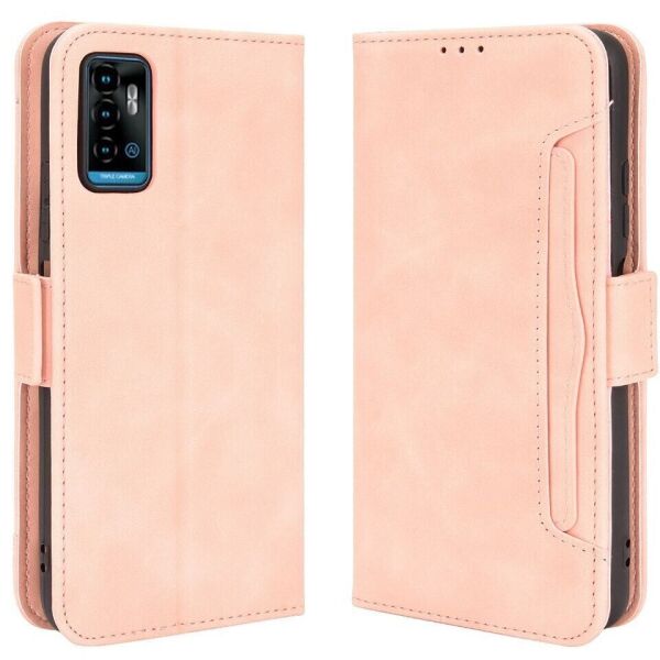 

Чехол Deexe Wallet Stand для ZTE Blade A71 - Pink