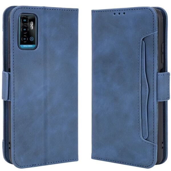 

Чехол Deexe Wallet Stand для ZTE Blade A71 - Blue