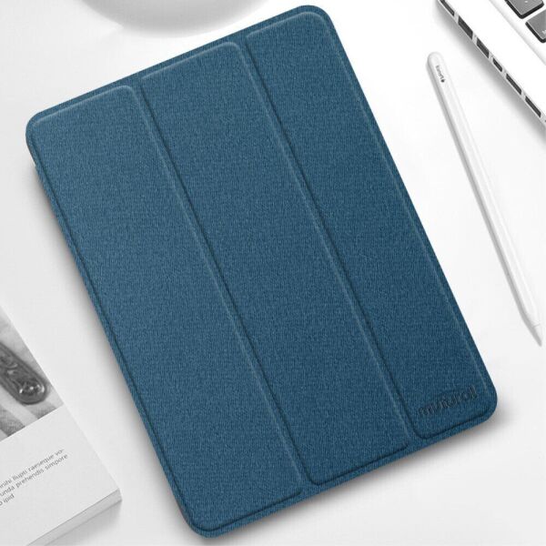 

Защитный чехол MUTURAL Cloth Texture для Apple iPad Pro 12.9 (2021) - Blue